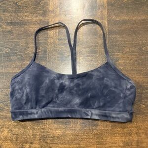 Lululemon Flow Y Nulu Bra Women size 10 Diamond Dye Sports Bra